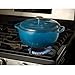 Mercer Culinary Enameled Cast Iron Round Dutch Oven, 6 qt., Turquoise