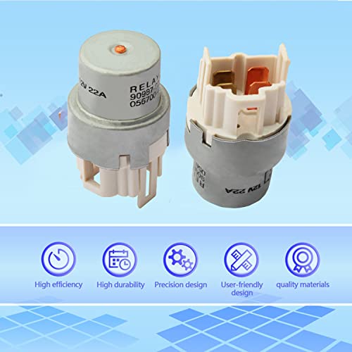 2Pcs 90987-02004 056700-4810 Dc12V 22A 4Pins Car Air-Conditioning Relay #TOP5