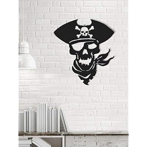 Hencely Pirate Metal Wall Art | Metal Pirate Ship Wall Decor | Metal Wall Decor Cover