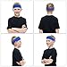 Sibba 4 Pcs Football Sports Fan Headband Basketball Long Hair Bands Baseball Gear Gym Workout Black White Sweatbands Running Yoga Athletic Bandana Nursing Women Men Male Outdoors Accessories