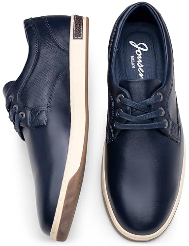 Image of Jousen Men's Fashion Sneakers Classic Retro Casual Shoes for Men Breathable Business Dress Sneaker