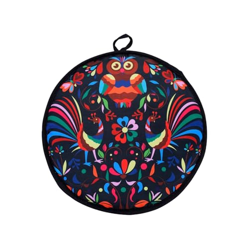 Calentador de tortillas - Bolsa calefactora de 30x30 cm, fácil de usar | Bolsa aislante de tela segura y práctica para mantener el calor de tortillas, tacos, pizzas, fiestas y comidas en casa.