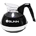 Bunn-O-Matic 061000101 12-Cup Unbreakable Decanter, Regular, Black Handle