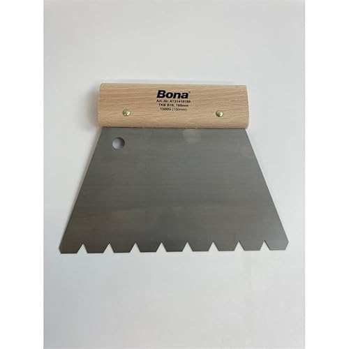 Bona Trowels for Wood Floors - Adhesive Application (180x150mm 1500g Coarse (B16))