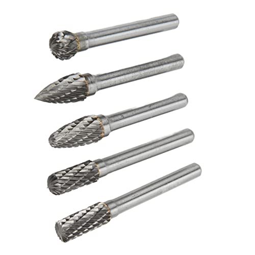 Set de 5 fresas de carburo de tungsteno miniatura 2