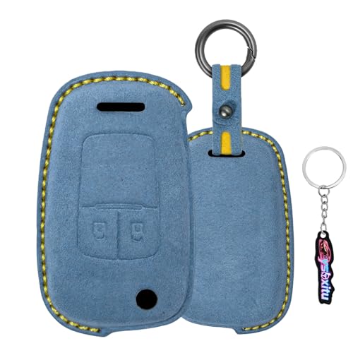 Funda para llave de coche antiarañazos Opel Astra J y Corsa D en azul