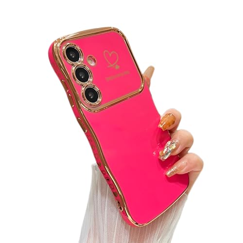 Coque Samsung S23 FE rose à motif cœur pour sublimer vos tenues quotidiennes