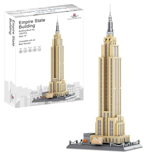 Apostrophe Games Empire State Building Juego de Bloques de construcción - 1559 Piezas