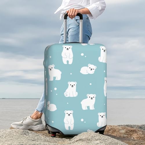 Polar Bear Travel Luggage Cover Anti-Scratch Suitcase Protector Cover 18-32 Inch3