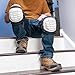 KLEIN TOOLS 60849 Non-Marring Knee Pads for Work, Construction, Tile, Flooring, for Men and Women, Lightweight Gel and Foam Padding, One Size