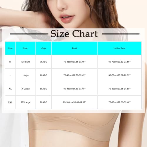 Comfortable Wireless Support Bra - No Underwire Seamless Full Coverage Adjustable Straps Lightly Everyday Bras 20252
