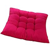 ❁ [Antideslizante]: Con pares de correas, que pueden fijar firmemente el cojín exterior a los muebles de jardín al aire libre.
