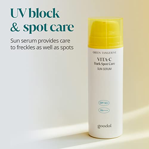 Image of GOODAL GREEN TANGERINE VITA C DARK SPOT CARE SUN SERUM 50ml SPF 50+ PA++++