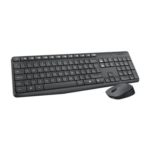 Logitech MK235 Combo Teclado y Ratón para...