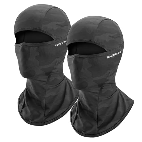 ROCKBROS Balaclava Face Mask for Men Women Cooling & Breathable Summer Mask UV Sun Protection Full Face Cover for Cycling Running