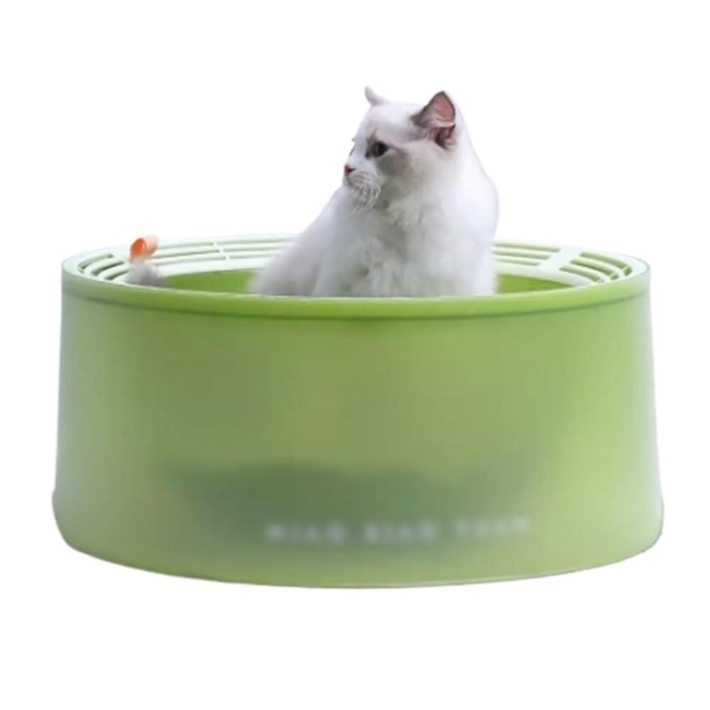 Caja de arena para gatos que soluciona las salpicaduras de sustrato y orina