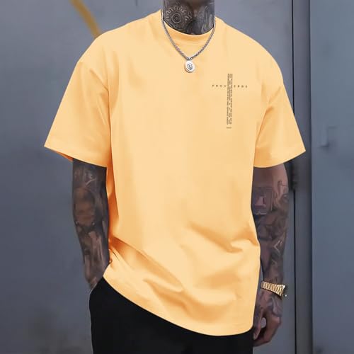 Image of Christian Shirts for Men Vintage Religious Cross Bible Verse T-Shirt Jesus Faith Tshirt Inspirational Graphic Tees