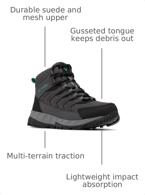 Image of Columbia Women's Strata Trail Mid Waterproof Hiking Boot