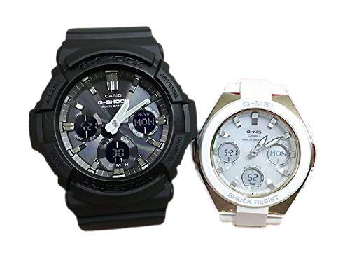 カシオCASIO 腕時計 G-SHOCK ペアウォッチ 純正ペアケース入り ジーショック&ベビージー 2本セット GAW-100B-1AJF MSG-W100-7AJF