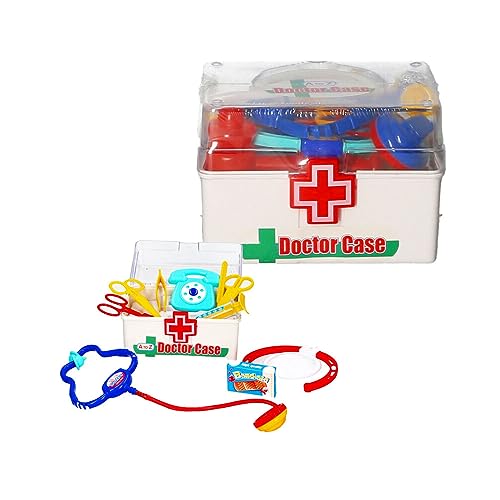 Doctor Carry Case Play Set Toy Medical Instruments Set, Toddlers Fun