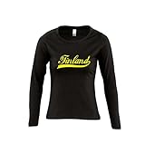 Premium Damem LANGARM T-Shirt mit tallierten Schnitt