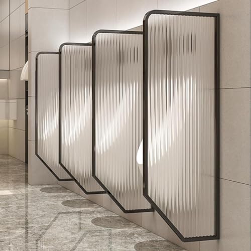 Pantalla de privacidad de urinario muro divisor de baño para comercios 7