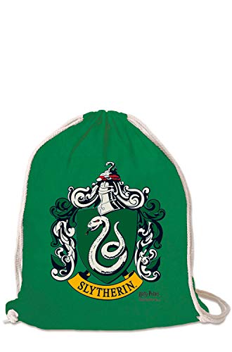 Logoshirt: Harry Potter   Slytherin     Mochila Saco   Bolsa   verde   Diseño original