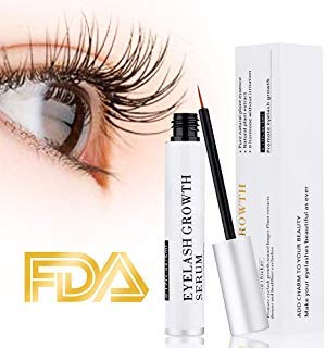 Eyelash Growth Serum Eyebrow Enhancer Serum Professional Eyelash Booster for Naturally Longer, Fuller & Thicker