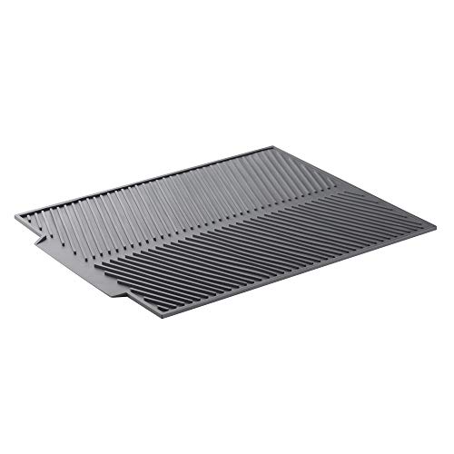 Navaris Alfombra escurreplatos de Silicona - Alfombrilla para secar Platos - Escurridor...