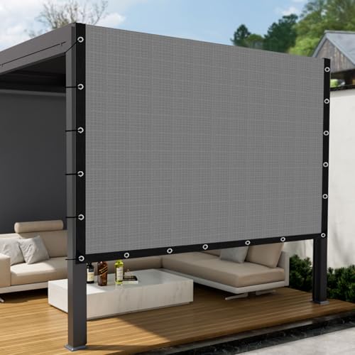 BXAEYIPOR Protección solar, 85 % de tasa de sombreado, resistente a los rayos UV, toldo con borde con ojales, fácil de colgar, red de sombreado para coche, jardín, invernadero, camping