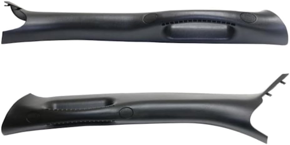 For Dodge Ram 1500 2002-2008/2500/3500 2002-2009 Grab Handle Driver and Passenger Side | Pair | Front | A Pillar Trim Molding | Black | Plastic | For 5JS81BD5AC, 5JS80BD5AC