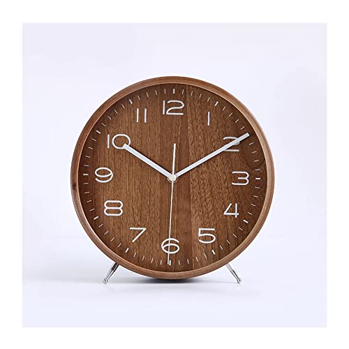 Reloj de mesa moderno silencioso de cuarzo analógico para decoración de sala de estar XXZ