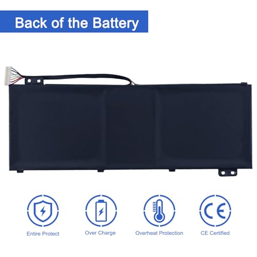 Image of AP18E7M AP18E8M Battery for Acer Nitro 5 AN515-54 AN517-51 Nitro 7 AN715-51 Aspire 7 A715-74G Predator Helios 300 PH315-52 PH317-53 Triton 300 PT315-51 Series 4ICP4 /69 /90 4ICP4 /70 /88 15.4V 58.75Wh