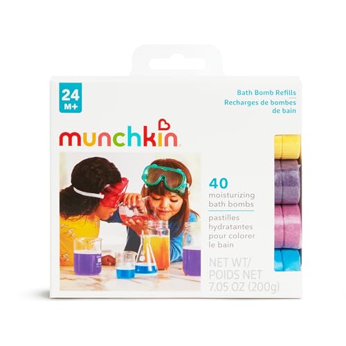 Munchkin Colour Buddies Baby Bath Bombs 40 colours refill | Baby Bath Toys & Shower Toys for Children | Moisturising Formula | Colour Changing Kids Toys | Pack of 40 - Image 3