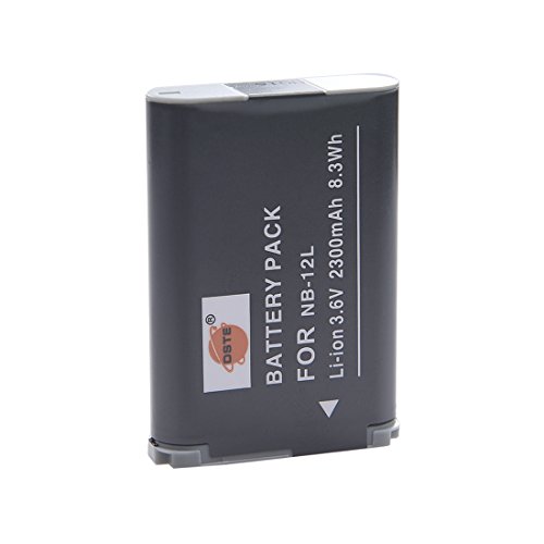 DSTE 2-Pacco Ricambio Batteria per Canon NB-12L
