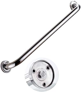 7LiuYueFei6 Pasamanos de baño para Ducha, Inodoro en Forma de L, Antideslizante, multifunción, Color Blanco (63 cm)