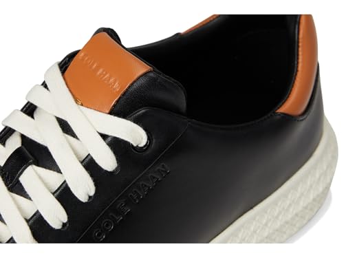 Cole Haan Cole Haan Men's Grand Hurrion Cup Lace-to-Toe Sneakers, Black/Natural Tan/Ivory, 9.5-M US