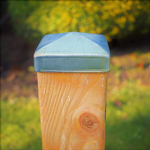 GeZu-Impex ® Paalkappen 77x77 mm Paalornament Thermisch Verzinkt voor Houten Palen - Image 6
