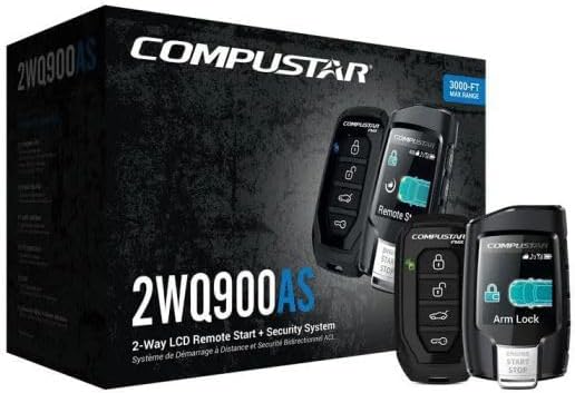 CS2WQ900AS 2-Way 3000-FT Range Remote Start Security Bundled with + (1) Blade-AL Bypass + (1) X1LTE GPS Add On Module