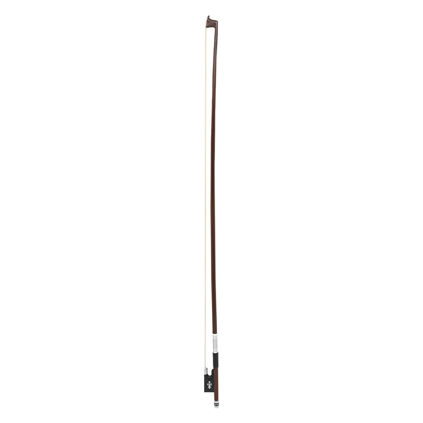 Arco Per Violino Archetto Per Violino In Legno Di Sandalo Verde Crine Di Equiseto Rotondo 4/4 Accessori Con Custodia | Arco per violino