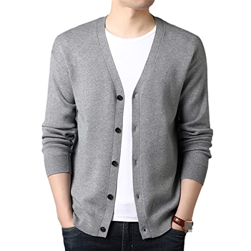 Cardigan pull laine hommes Roquorl, veste tricotée haut de gamme XL style casual chic automne