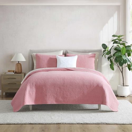 Nautica - Soft Queen Quilt Set with Shams, Lightweight Bedding