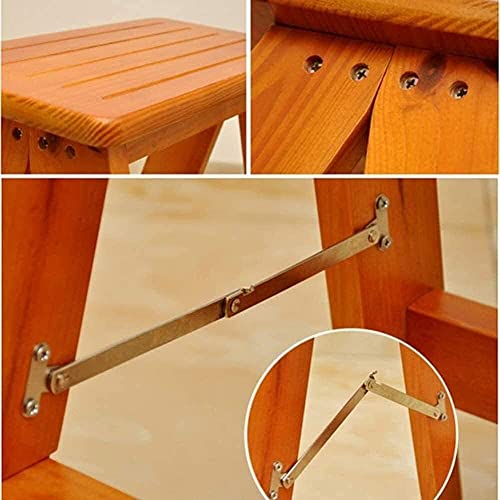 Taburete de escalera OKUOKA para el hogar con asientos plegables 4
