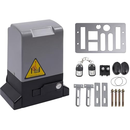 RibasuBB Motor Puerta Corredera 370W, Garaje 600kg