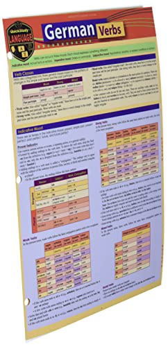 German Verbs: A Quickstudy Language Reference Guide