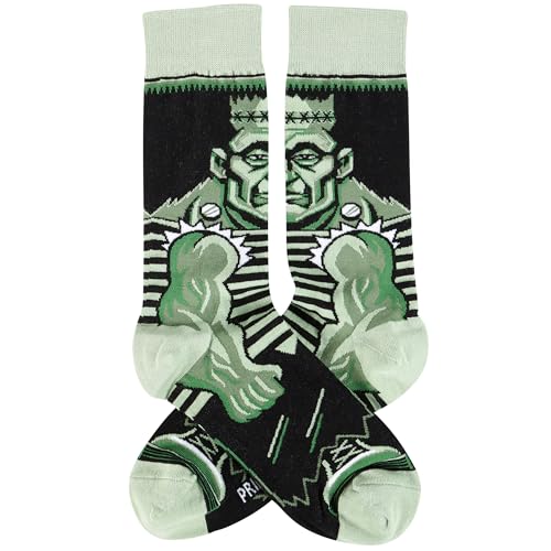 Chaussettes Frankenstein multicolores idéales pour vos moments de détente à la maison en hiver