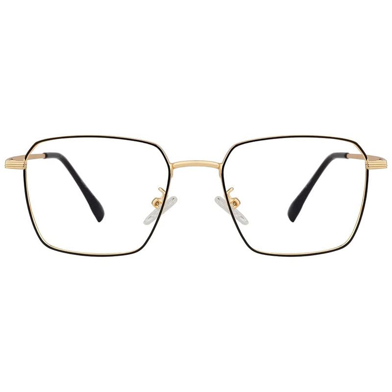 Jackals Bluecut Computer Eyeglasses for Eye Protection | Zero Power, Anti Glare & Blue Light Filter Glasses | For Men & Women |Metal Frames & Square Shape (B0BD49RM55) Amazon Price History, Amazon Price Tracker