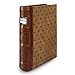 Bellagio-Italia DVD Storage Binder, Cognac - DVD Case Holds Up to 48 DVDs, CDs, or Blu-Rays - CD Holder Protects DVD Cover Art - Acid-Free CD Sleeves