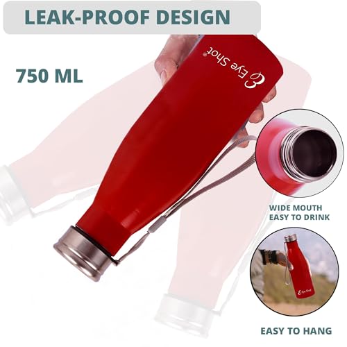 Image of IRON FLASK Water Bottle (Maroon - 750 ML, Pack of 1)