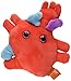 Giantmicrobes - Peluche Microbio gigante - Versión llavero Key Ring Corazón (Heart Organ)